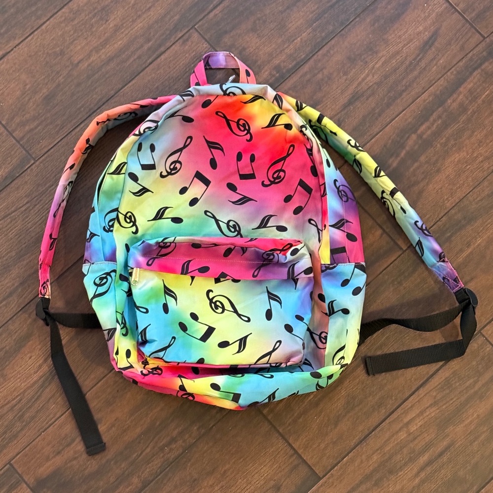 Loungefly Rainbow Musical Notes Kids Backpack